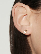 S925 Sterling Silver Mini Layered Star Stud Earrings